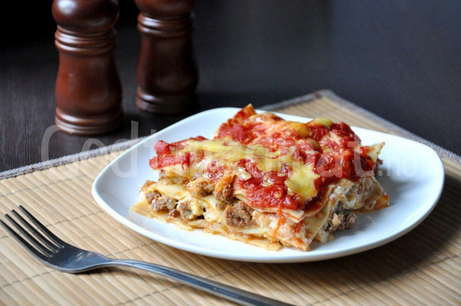 Lasagne med kjøttdeig