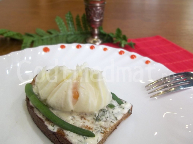 Egg kokt i en pose