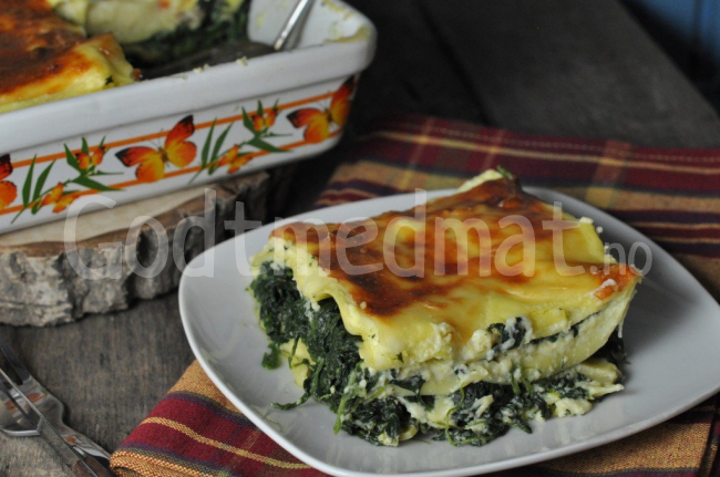 Lasagne med spinat