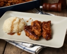 Kyllingfilet med teriyaki saus